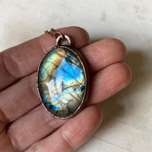 Load image into Gallery viewer, Oval Labradorite Necklace #1 - Ready to Ship
