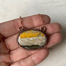 Load image into Gallery viewer, Bumblebee Jasper Oval Necklace #6
