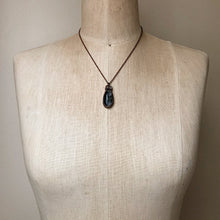 Load image into Gallery viewer, Moss Agate Small Teardrop Necklace - Ready to Ship
