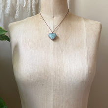 Load image into Gallery viewer, Amazonite Heart Necklace #3 - Ready to Ship
