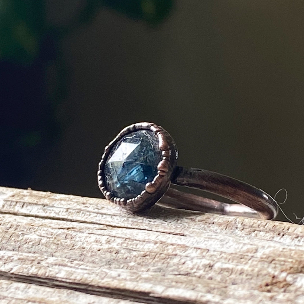 Blue Kyanite Ring (Size 7.5) - Ready to Ship