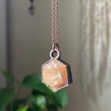 Load image into Gallery viewer, Sunstone Hexagon Necklace #1 - Ready to Ship
