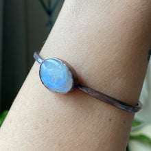 Load image into Gallery viewer, Rainbow Moonstone Cuff Bracelet #1 - Ready to Ship
