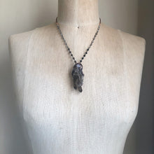 Load image into Gallery viewer, Smoky Quartz Cluster &amp; Rainbow Moonstone Necklace #1 - Ready to Ship
