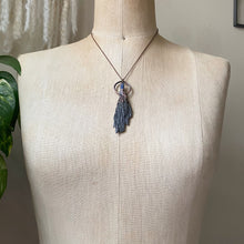 Load image into Gallery viewer, Black Kyanite &amp; Opal Necklace #2 - Ready to Ship
