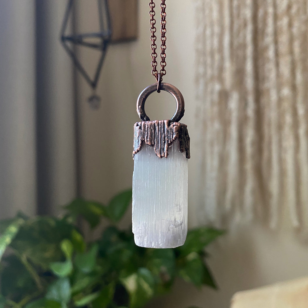 Selenite Necklace #2 - Ready to Ship