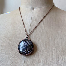 Load image into Gallery viewer, Hypersthene Black Moon Lilith Necklace #2 - Ready to Ship
