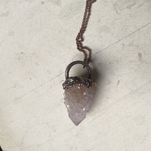 Load image into Gallery viewer, Amethyst Spirit Quartz Point Necklace - Ready to Ship
