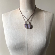 Load image into Gallery viewer, Amethyst Moon Phase Necklaces - Snow Moon Collection
