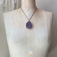 Load image into Gallery viewer, Amethyst Druzy &quot;Shine&quot; Necklace #3 - Ready to Ship
