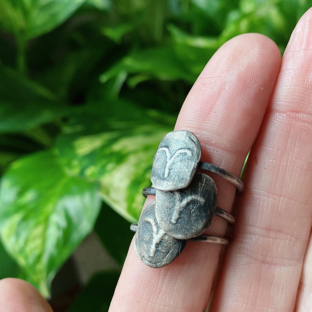 Aries Fine & Sterling Silver Ring - Ready to Ship