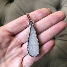Load image into Gallery viewer, Druzy Necklace (Teardrop)- Ready to Ship
