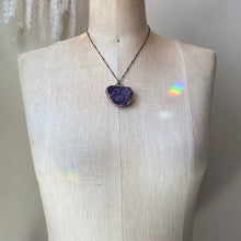 Load image into Gallery viewer, Amethyst Druzy &quot;Shine&quot; Necklace #5 - Ready to Ship
