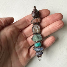 Load image into Gallery viewer, Chakra Stone Statement Necklace - Ready to Ship
