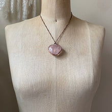 Load image into Gallery viewer, Rose Quartz Heart Necklace #1 - Ready to Ship
