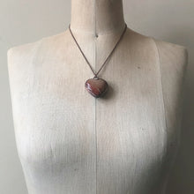 Load image into Gallery viewer, Polychrome Jasper Heart Necklace #14

