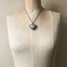 Load image into Gallery viewer, Botswana Agate Heart Necklace #2
