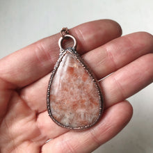 Load image into Gallery viewer, Teardrop Sunstone Necklace  - Ready to Ship
