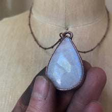 Load image into Gallery viewer, Rainbow Moonstone “Breathe” Necklace #8 - Ready to Ship
