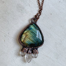 Load image into Gallery viewer, Labradorite Full Moon in Leo Necklace #6 - Ready to Ship

