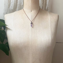Load image into Gallery viewer, Amethyst Mini Polished Point Necklace #1 - Ready to Ship
