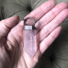 Load image into Gallery viewer, Rose Quartz Point Necklace - Ready to Ship

