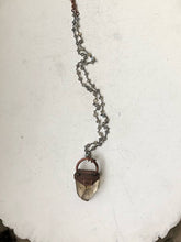 Load image into Gallery viewer, Polished Natural Citrine Point Necklace on Sterling Silver &amp; Labradorite Rosary Chain - Ready to Ship (5/17 Update)
