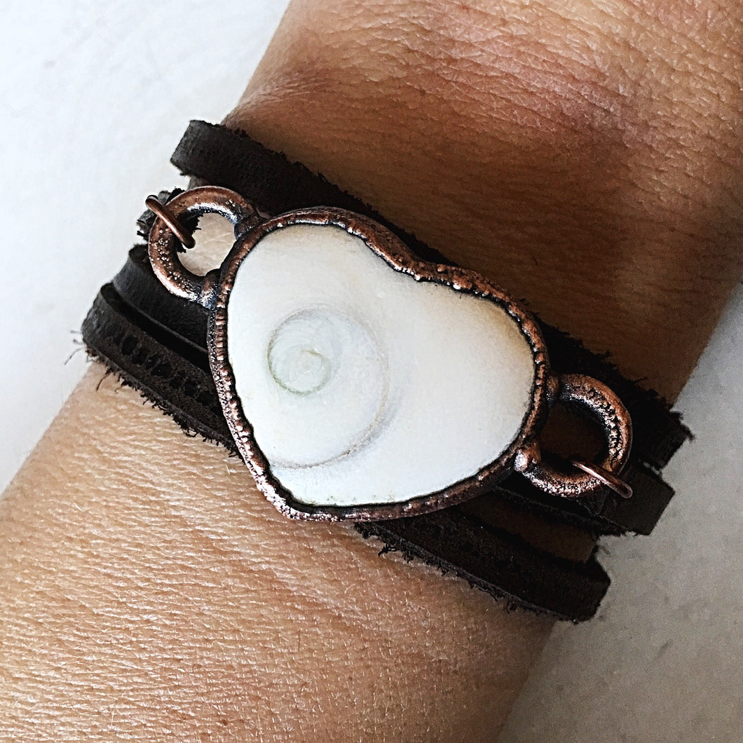 Eye of Shiva Heart Wrap Bracelet/Choker - Made to Order
