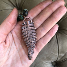Load image into Gallery viewer, Electroformed Fern Necklace #1
