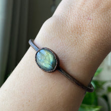 Load image into Gallery viewer, Labradorite Cuff Bracelet #1 - Ready to Ship

