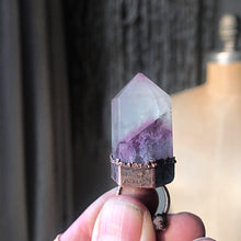 Load image into Gallery viewer, North Star Fluorite Point Necklace #1- Ready to Ship

