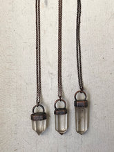 Load image into Gallery viewer, Polished Clear Quartz Necklace
