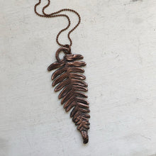 Load image into Gallery viewer, Electroformed Fern Necklace #3
