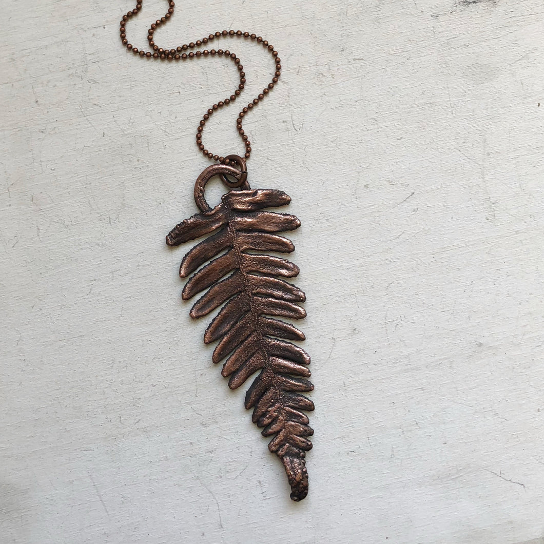 Electroformed Fern Necklace #3