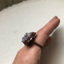 Load image into Gallery viewer, Raw Amethyst Cluster Two Finger Ring (5/17 Update)
