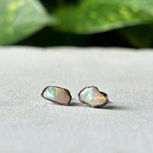 Load image into Gallery viewer, Raw Australian Opal Stud Earrings #4 - Ready to Ship
