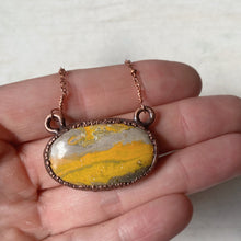 Load image into Gallery viewer, Bumblebee Jasper Oval Necklace #4
