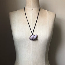 Load image into Gallery viewer, Amethyst Spirit Quartz Cluster Necklace - Ready to Ship
