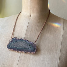 Load image into Gallery viewer, Amethyst Stalactite Slice Necklace #7 - Ready to Ship
