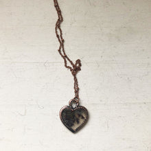 Load image into Gallery viewer, Moss Agate Heart Necklace #3 - Ready to Ship
