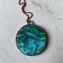 Load image into Gallery viewer, Malachite with Chrysocolla Necklace #6 - Ready to Ship
