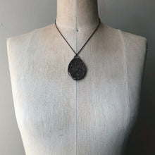 Load image into Gallery viewer, Brown Druzy Statement Necklace - Ready to Ship
