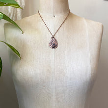 Load image into Gallery viewer, Electroformed Butterfly Wing &amp; Labradorite Necklace #3 - Ready to Ship
