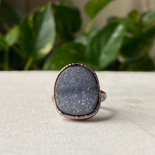 Load image into Gallery viewer, Druzy Portal of the Heart Ring #5 (Size 6.75) - Ready to Ship
