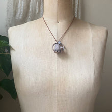 Load image into Gallery viewer, Amethyst Spirit Quartz with Rainbow Moonstone Necklace - Ready to Ship
