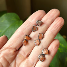 Load image into Gallery viewer, Carnelian Stud Earrings - Ready to Ship
