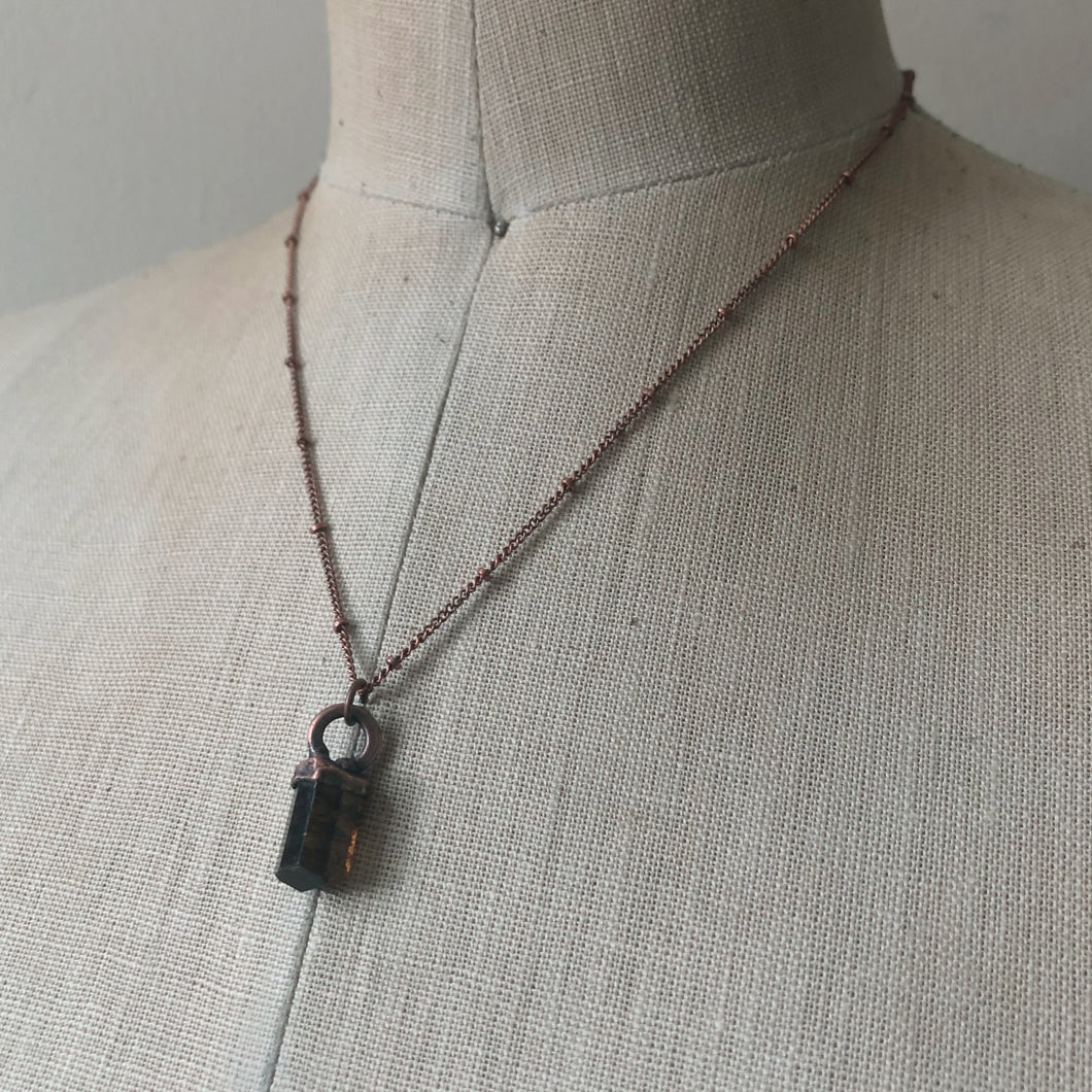 Dravite (Brown Tourmaline) Necklace #2