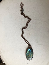 Load image into Gallery viewer, Labradorite Oval Necklace - Ready to Ship (4/25 Update)
