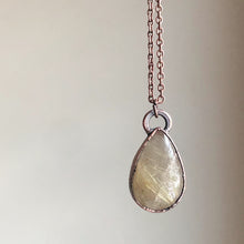 Load image into Gallery viewer, Rutile Quartz Teardrop Necklace #1 - Ready to Ship
