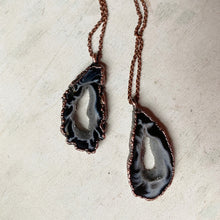 Load image into Gallery viewer, Geode Slice Portal Necklace #2
